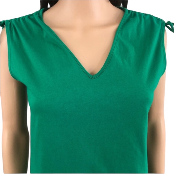 Lauren Ralph Lauren green v neck size small. - Picture 2 of 8